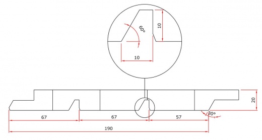Douglas Bois Caracteristique : Fa?on clairevoie: ?paisseur 28mm pour 62mm de largeur de lame avec Douglas Bois Caracteristique : Fa?on clairevoie: ?paisseur 28mm pour 62mm de largeur de lame avec