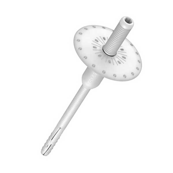 Cheville d`isolation extérieure à visser T-FIX 8S. - Fixations pour isolants de façade ITE Cheville d`isolation extérieure à visser T-FIX 8S. - Fixations pour isolants de façade ITE