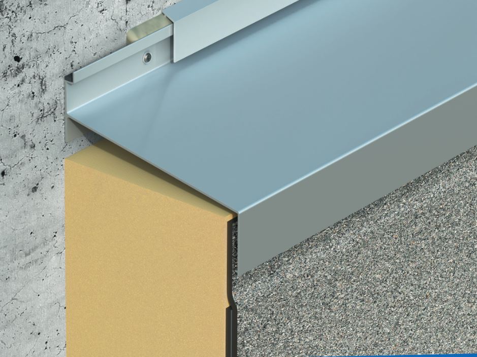 Solin aluminium double joint - Etanchéité murs et acrotères Solin aluminium double joint - Etanchéité murs et acrotères