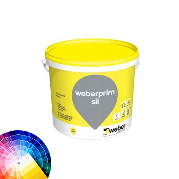 Sous couche teintée Weber Prim Sil - Enduits de finition façade ITE Sous couche teintée Weber Prim Sil - Enduits de finition façade ITE
