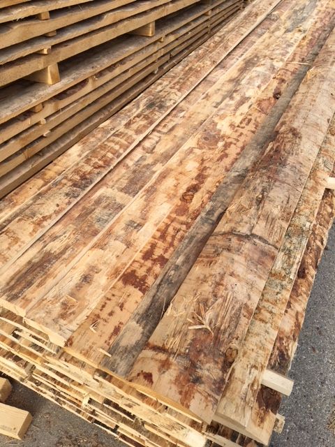 Bois de dosse pour bardage rustique