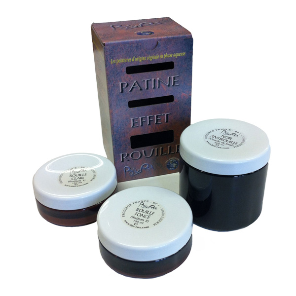 Patine effet rouille BIOROX - Peintures naturelles Patine effet rouille BIOROX - Peintures naturelles
