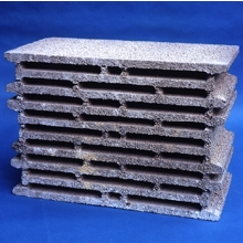 Bloc monomur auto-isolant en béton de pierre ponce - Cogetherm - Briques en pierre ponce Bloc monomur auto-isolant en béton de pierre ponce - Cogetherm - Briques en pierre ponce