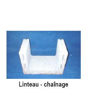 Chainage et linteau en pierre ponce - Briques en pierre ponce Chainage et linteau en pierre ponce - Briques en pierre ponce