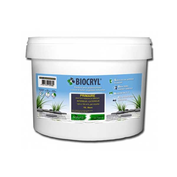 Peinture écologique BIOCRYL NATURA primaire - Peintures naturelles Peinture écologique BIOCRYL NATURA primaire - Peintures naturelles