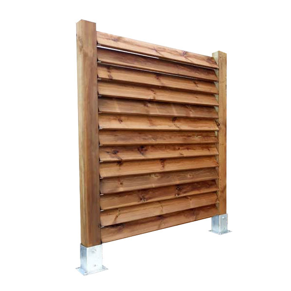 cloture bois type persienne