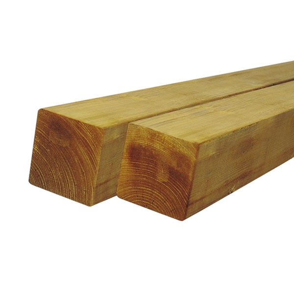 Poteau châtaignier 90x90 par 2.1ml - Lambourdes et poteaux Poteau châtaignier 90x90 par 2.1ml - Lambourdes et poteaux