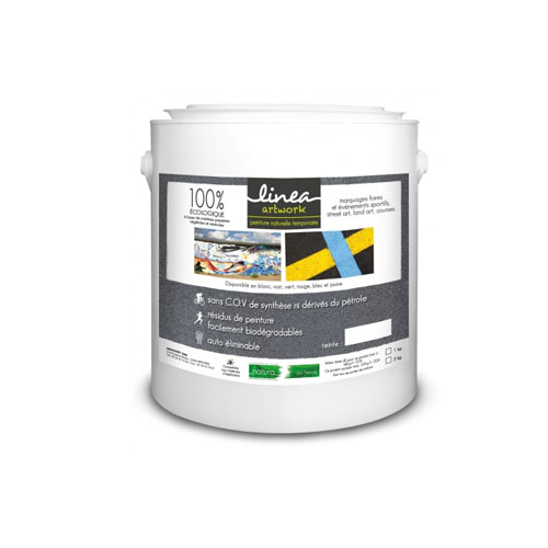 Peinture temporaire biodégradable LINEA - Peintures naturelles Peinture temporaire biodégradable LINEA - Peintures naturelles